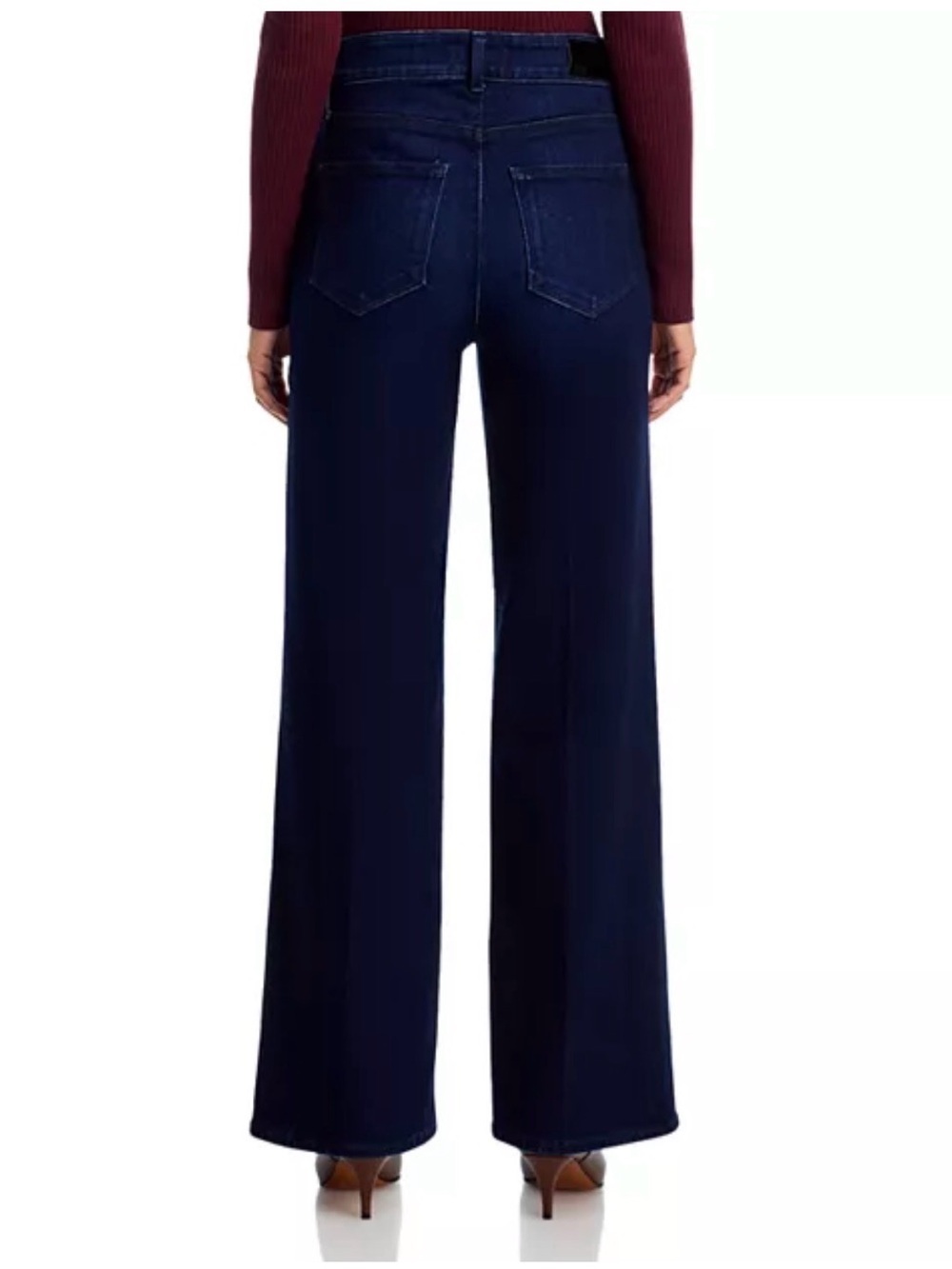 PAIGE Anessa Wide Leg Jeans in Sussex 24 - Picture 9 of 13